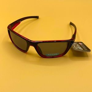 Foster Grant Women's Deep Red Active Fashion Sunglasses - NWT